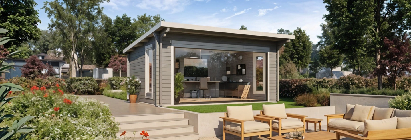 Gardenoffice kaufen – stilvolles Büro im Garten | Pfister + Partner